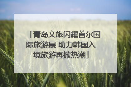 青岛文旅闪耀首尔国际旅游展 助力韩国入境旅游再掀热潮