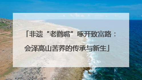 非遗“老鹳嘴”啄开致富路：会泽高山苦荞的传承与新生