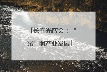 长春光博会：“光”照产业发展