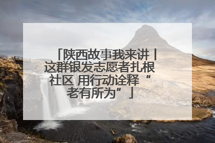 陕西故事我来讲丨这群银发志愿者扎根社区 用行动诠释“老有所为”