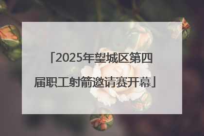 2025年望城区第四届职工射箭邀请赛开幕