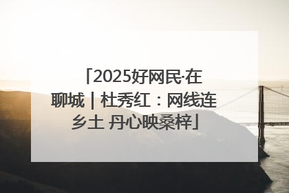 2025好网民·在聊城｜杜秀红：网线连乡土 丹心映桑梓