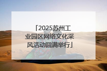 2025苏州工业园区网络文化采风活动圆满举行