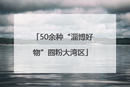 50余种“淄博好物”圈粉大湾区