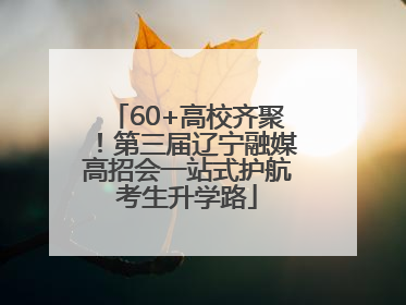 60+高校齐聚！第三届辽宁融媒高招会一站式护航考生升学路