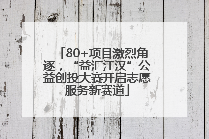 80+项目激烈角逐，“益汇江汉”公益创投大赛开启志愿服务新赛道