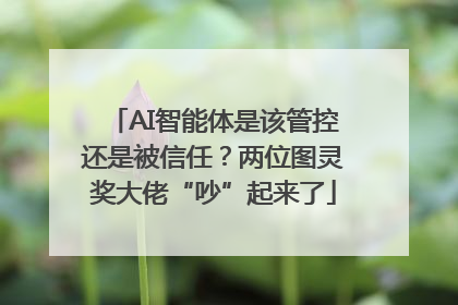 AI智能体是该管控还是被信任？两位图灵奖大佬“吵”起来了